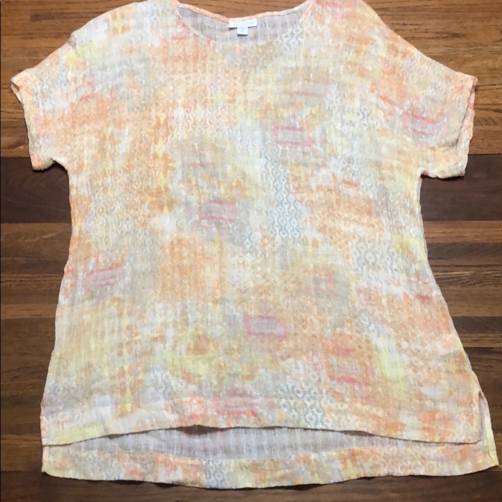 Pure Jill by J Jill Linen/Cotton Blend Tunic